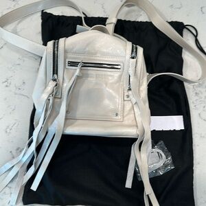 NWOT McQ Alexander McQueen Multi-Zip Leather Backpack